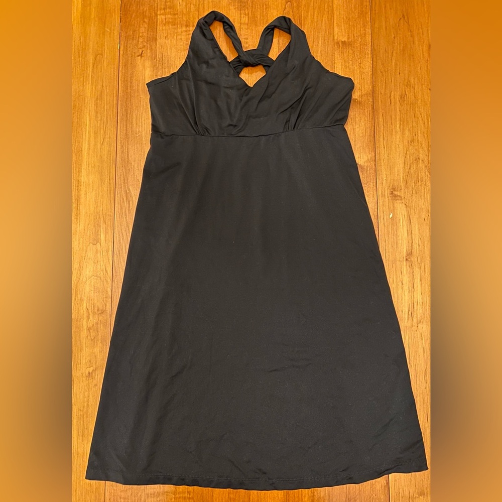 Patagonia keyhole dress black - medium